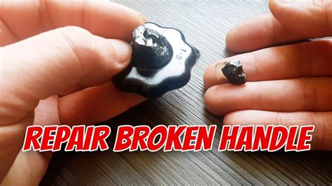 how to fix plastic handle metal bracket|repair broken plastic parts.